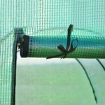 Sera solar tip tunel 8x3x2 m, cadru metalic, folie pe cu filtru uv4, 10 ferestre