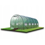 Sera solar tip tunel 8x3x2 m, cadru metalic, folie pe cu filtru uv4, 10 ferestre