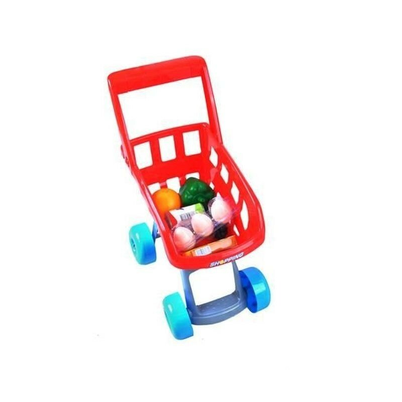 Set supermarket, 24 accesorii, lumini, efecte sonore, carucior cumparaturi, casa de marcat, 82x50x44 cm