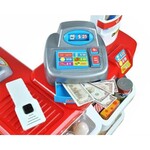Set supermarket, 24 accesorii, lumini, efecte sonore, carucior cumparaturi, casa de marcat, 82x50x44 cm
