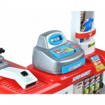 Set supermarket, 24 accesorii, lumini, efecte sonore, carucior cumparaturi, casa de marcat, 82x50x44 cm