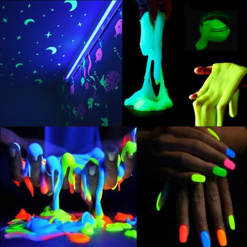 Pigment rosu fluorescent reactiv uv cantitate 100 gr