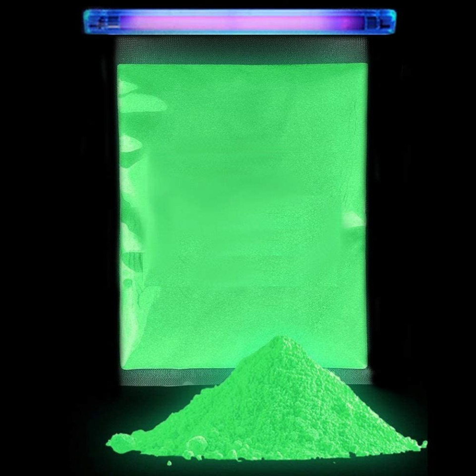 Pigment verde fluorescent reactiv uv cantitate 100 gr