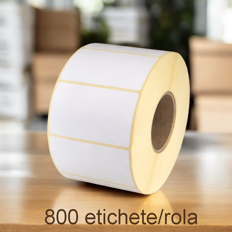 Etichete termice autoadezive, 35x25 mm, 800 bucati/rola