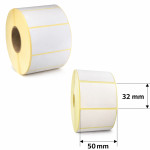 Etichete termice 50x32 mm, rola 1170 bucati, autoadezive