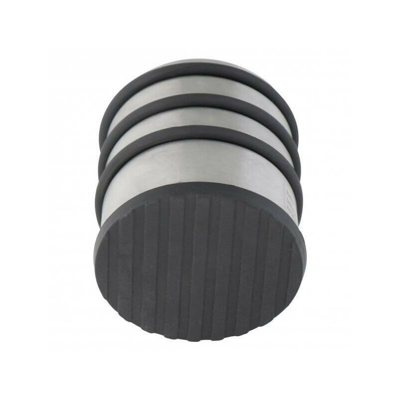Opritor pentru usa, inaltime diametru 7 cm, otel masiv, insertii cauciuc, 1 kg