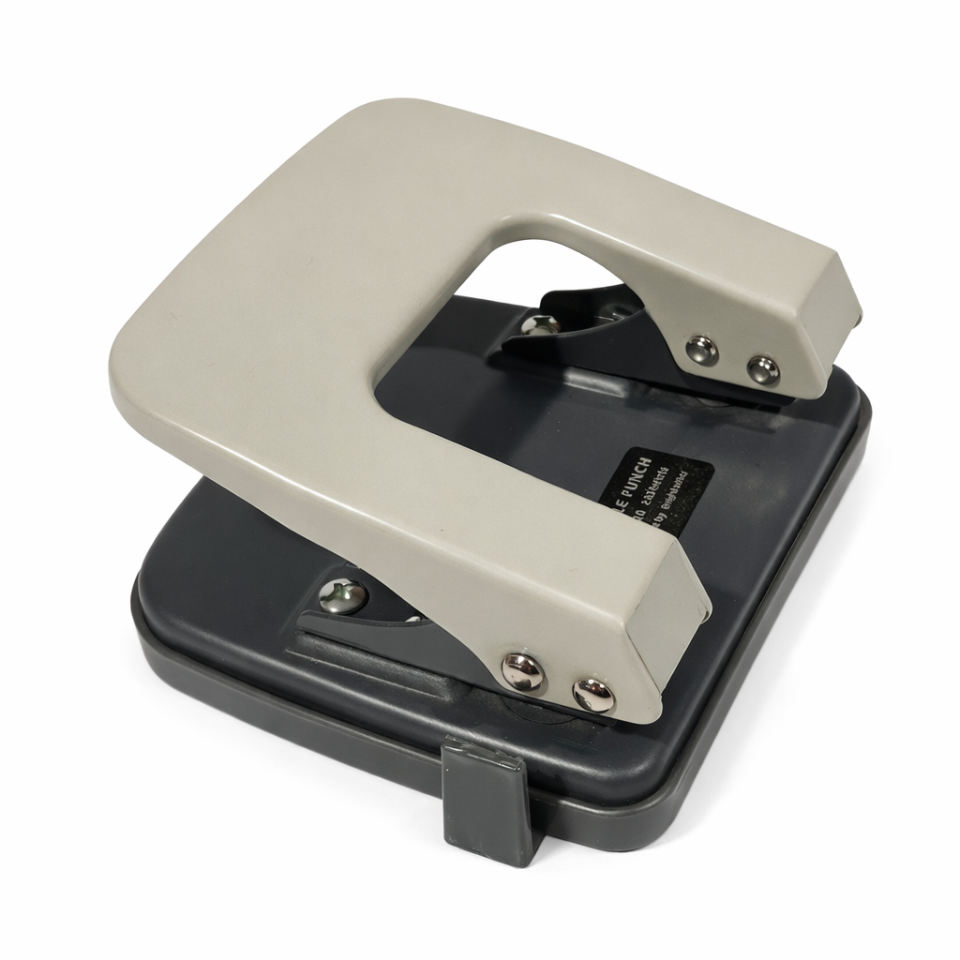 Perforator manual 20 coli hartie, diametru perforare 6 mm, distanta 80 mm