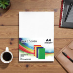 Coperta indosariere documente, format a4, carton texturat 230g/mp, top 100 coli culoare alb