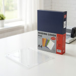 Coperti pvc transparente pentru indosariere, format a4, 150 microni, set 100 bucati