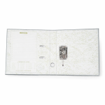 Biblioraft gri a4 cu bordura metalica – cotor 7.5 cm, rezistent pentru arhivare
