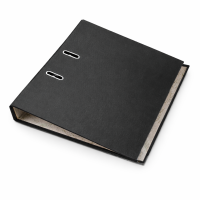 Biblioraft negru a4 pentru arhivare documente – cotor 5 cm, bordura metalica, 350 coli