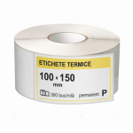 Etichete termice awb 100x150 mm, rola 300 bucati autoadezive