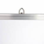 Tabla magnetica premium alba 90x120 cm, rama de aluminiu, fixare perete, suport markere