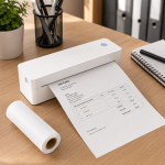 Rola hartie termica a4 pentru imprimanta, print rapid, 50 coli, compatibilitate universala