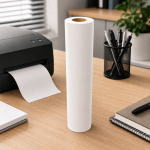 Rola hartie termica a4 pentru imprimanta, print rapid, 50 coli, compatibilitate universala