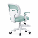 Scaun de birou ergonomic pentru copii si adolescenti, verde menta, reglabil pe inaltime, suport picioare