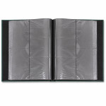 Album foto premium memories, 500 fotografii 10x15, buzunare individuale, coperta verde cu imprimeu auriu
