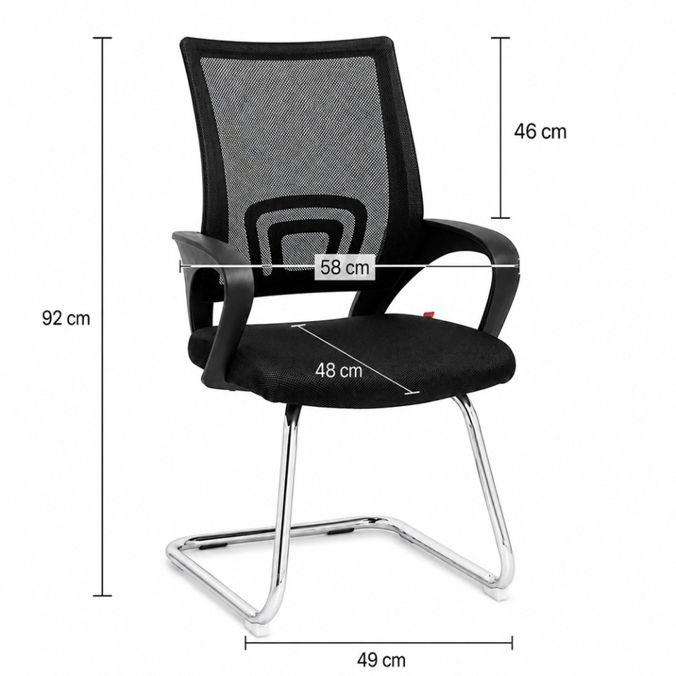Scaun de birou, design modern, suport lombar, greutate maxima 120 kg, inaltime 92 cm