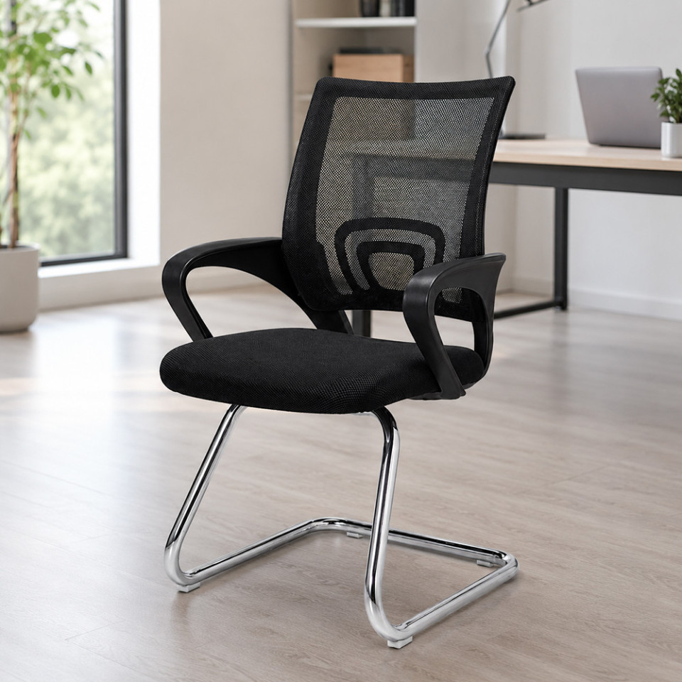 Scaun de birou, design modern, suport lombar, greutate maxima 120 kg, inaltime 92 cm