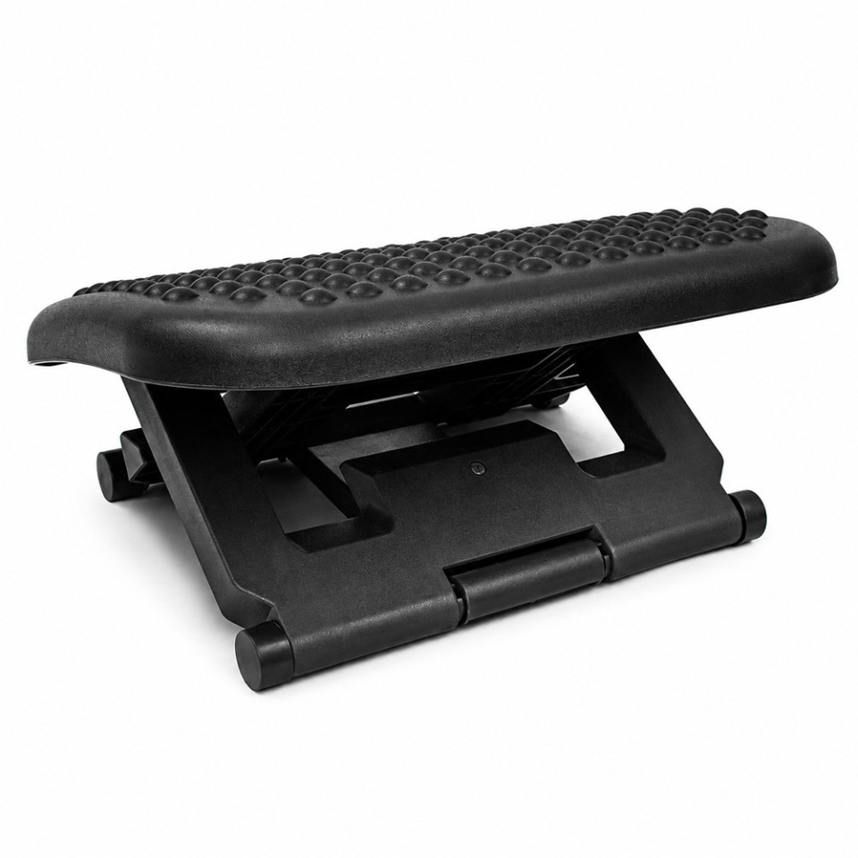 Suport ergonomic pentru picioare, antiderapant, inaltime reglabila, postura comoda birou
