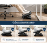 Suport ergonomic pentru picioare, antiderapant, inaltime reglabila, postura comoda birou