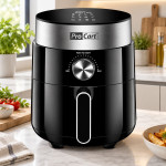 Friteuza cu aer cald airfryer 1200 w, capacitate 2.5 l, display digital led, procart