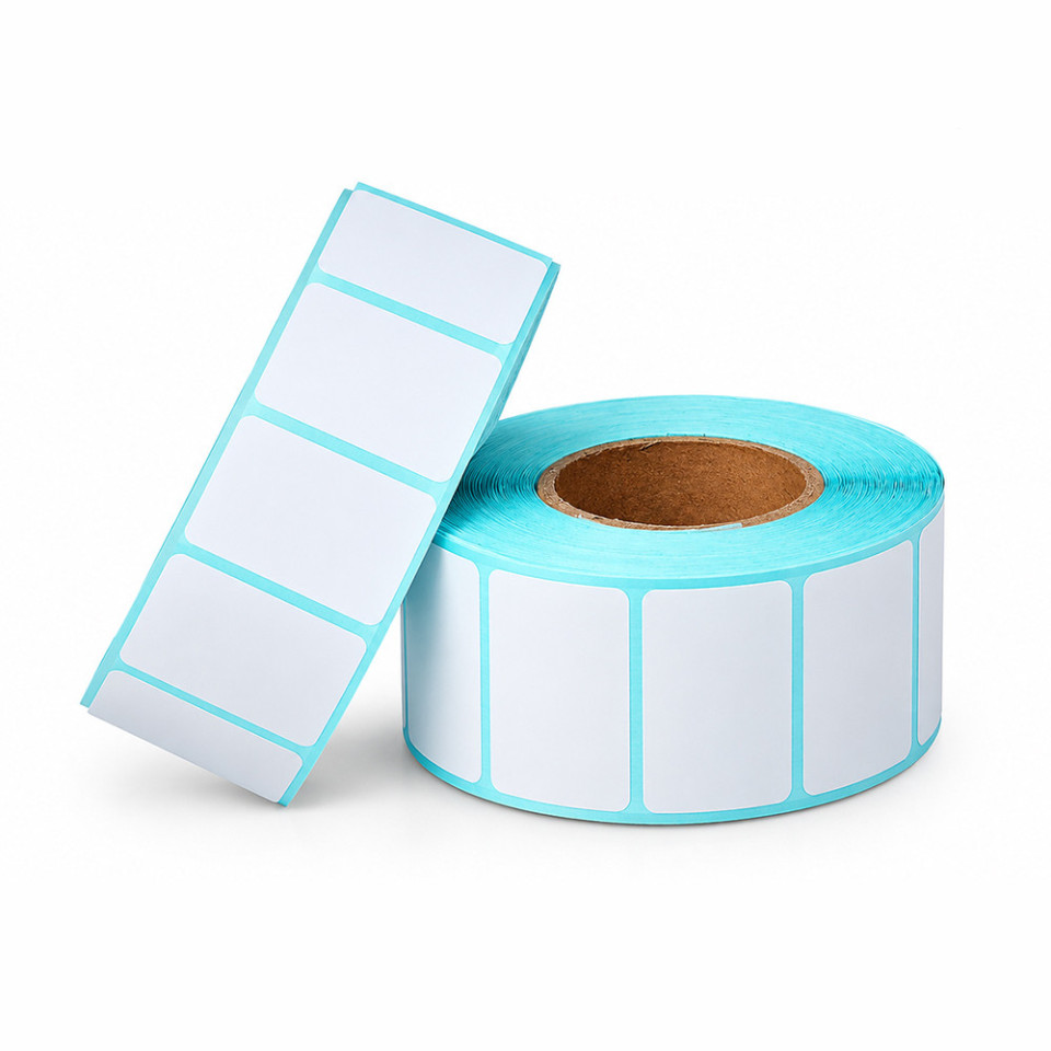 Etichete autoadezive direct termice, albe, 35x25 mm, rola 800 etichete set 1 bucata