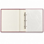 Album foto classic 23x28 cm, 200 fotografii diverse formate, 50 pagini autoadezive, tip caiet mecanic culoare visiniu