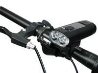 Far led bicicleta1000 lm, functie powerbank, reincarcabil usb, ipx4, 4800 mah
