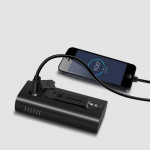 Far led bicicleta1000 lm, functie powerbank, reincarcabil usb, ipx4, 4800 mah