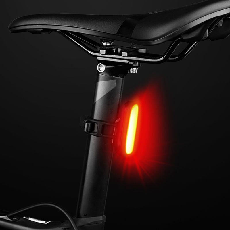 Stop bicicleta led cob, reincarcabil usb, 120 lm, 800mah, ipx5