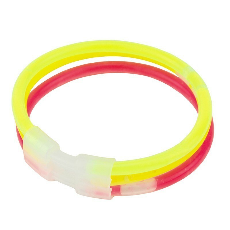 Betisoare bratari luminoase glow sticks, diverse culori, set 100 bucati culoare verde