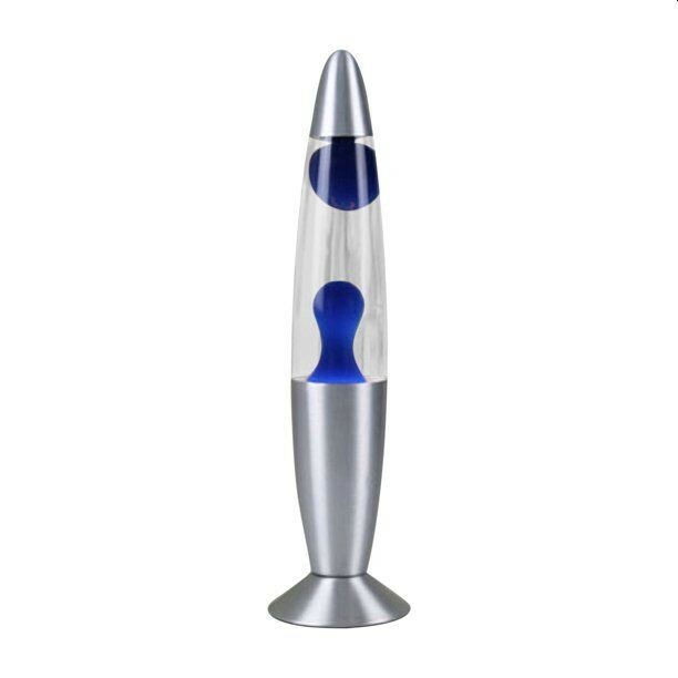 Lampa decorativa lava blue, 30w, inaltime 41 cm, alimentare priza