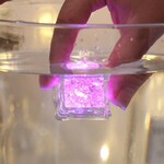 Cuburi de gheata luminoase cu led rgb, 2.7x2.7 cm, set 12 piese