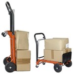 Carucior liza portabil cu 4 roti, suport sac de gunoi, pliabil, transport marfa maxim 80 kg